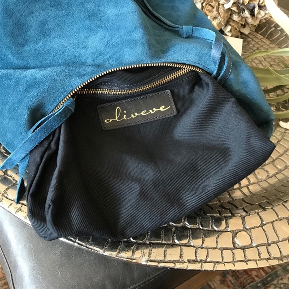 OLIVEVE AEGEAN ITALIAN SUEDE HOBO - Picture 11 of 12